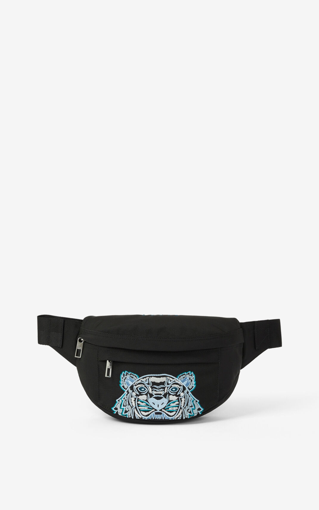 Sac Banane Kenzo Toile Kampus Tiger Homme Noir | PNDQ-01473